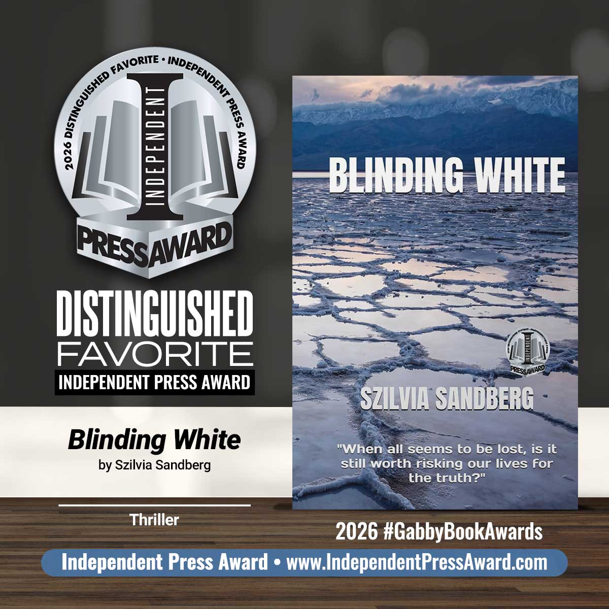 Szilvia Sandberg Receives International Recognition Through the INDEPENDENT PRESS AWARD®